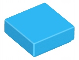 

Lego 3070b tile płytka 1x1 c. lazurowy 2 szt N
