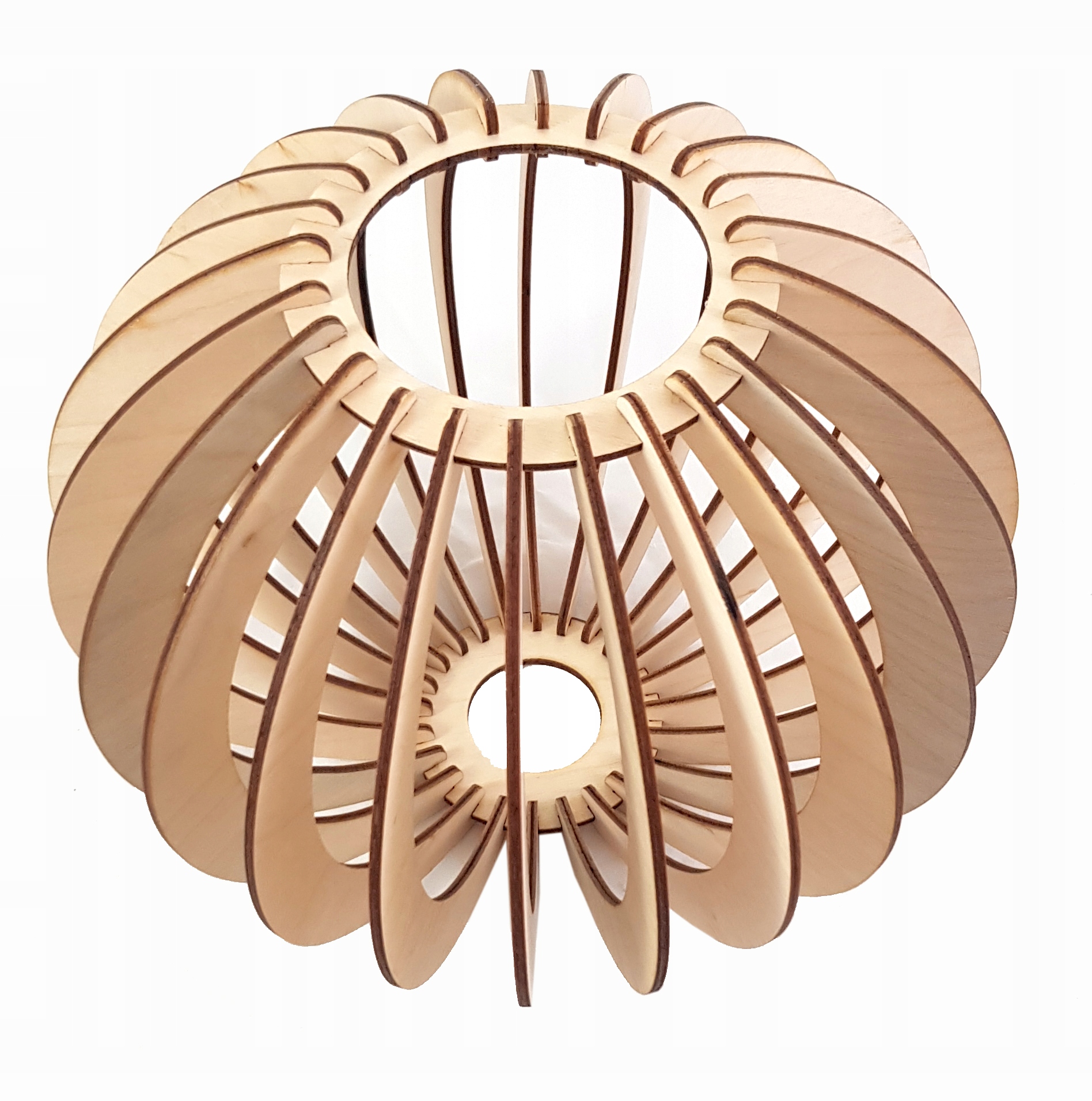 LAMPA WISZĄCA ZWIS żyrandol sufiowa KULA Drewno Rodzaj gwintu E27