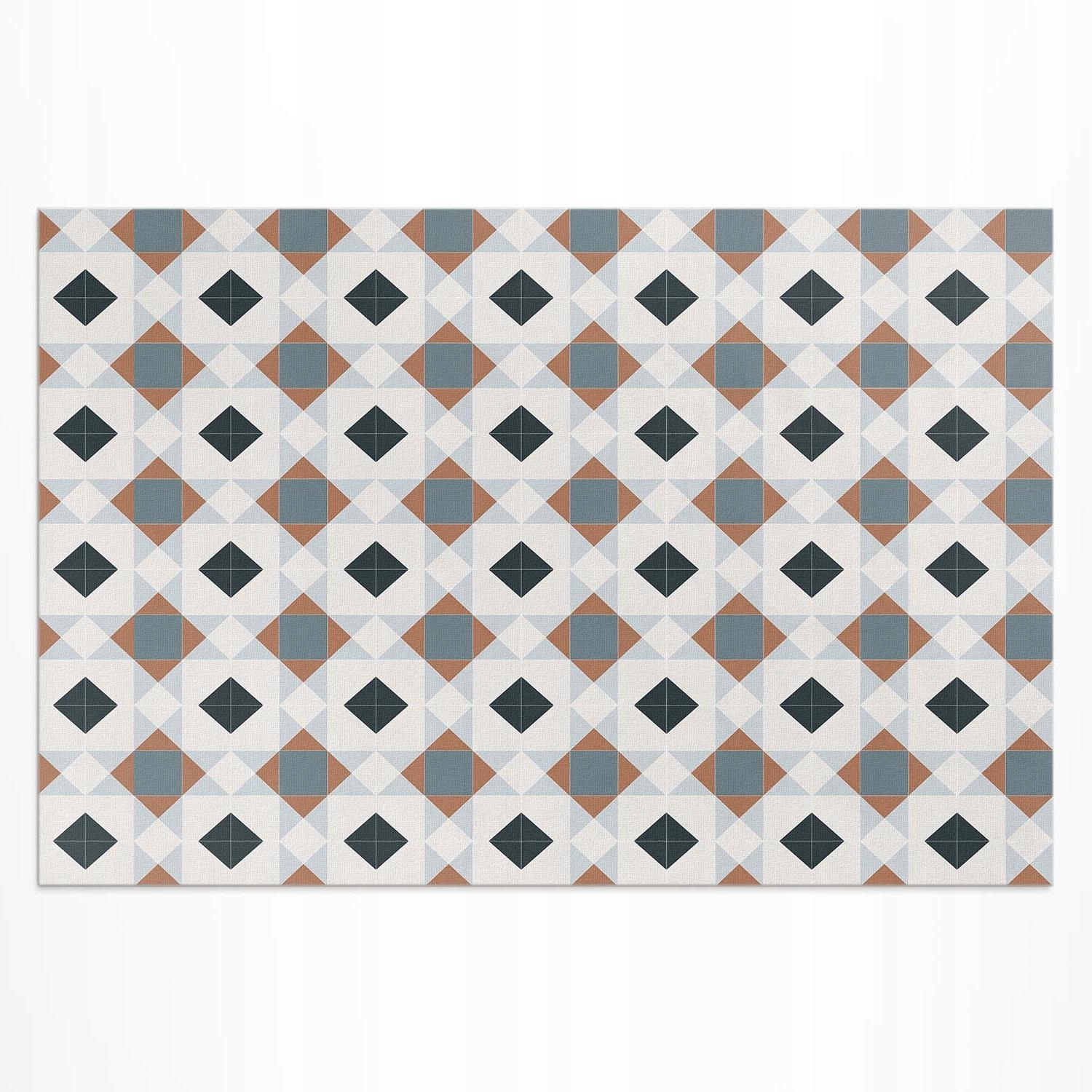 Vinylový koberec Vodotesný Uv Geometrická mozaika krásne dlaždice 120 x 180 cm
