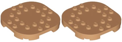 

Lego 66789 Płytka 6x6 Mario nugat śr. (10g) 2 szt