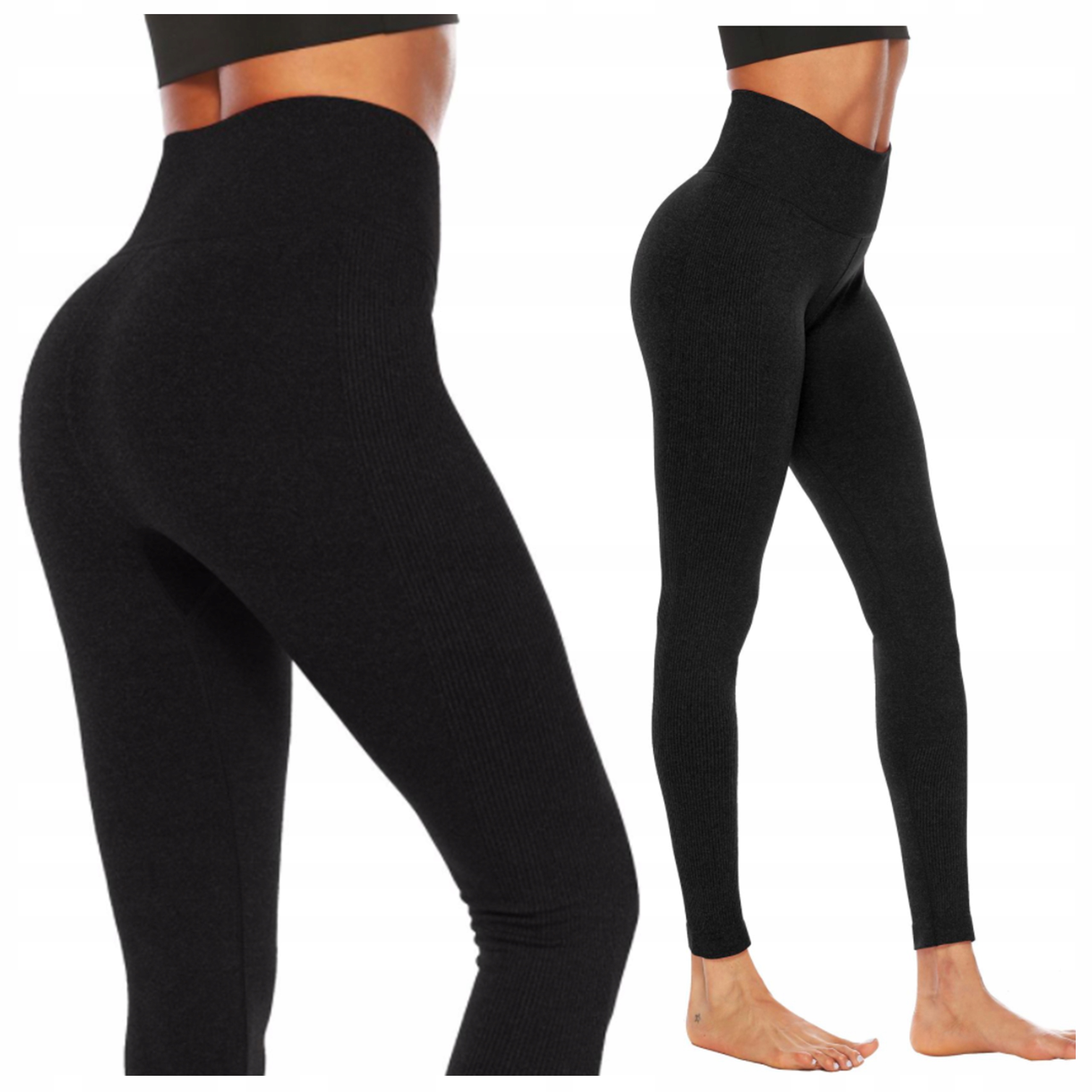 

Legginsy Sportowe fitness Wysoki Stan modelujące