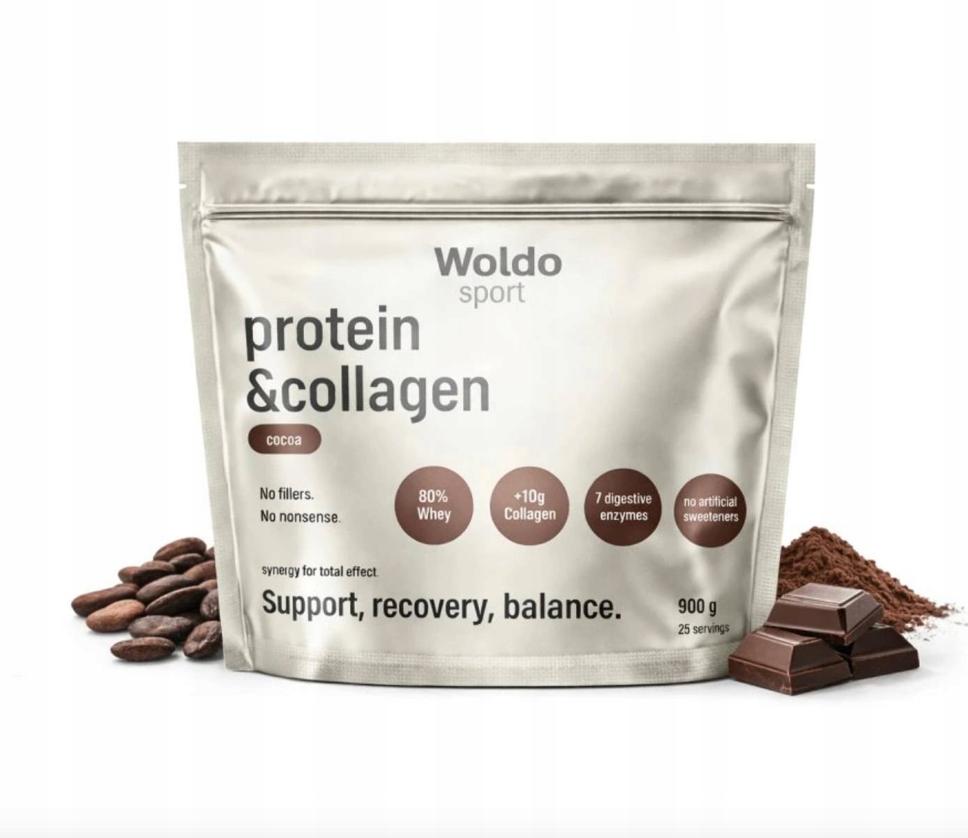 Woldohealth Wpc Protein Čokoláda (900g)