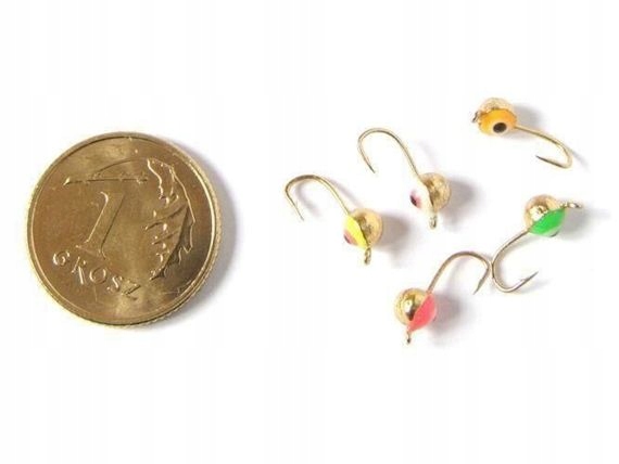 Zestaw 5 mormyszek wolfram MW-KJ 0,2 Kolor Nr 3 Marka Jaxon