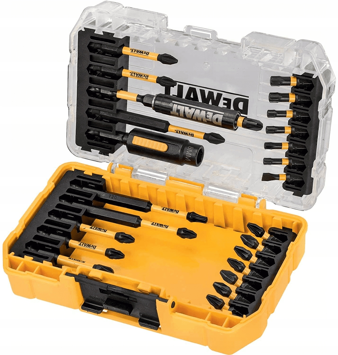 DeWALT Sada smíšených úderových bitů v kazetě 37 kusů