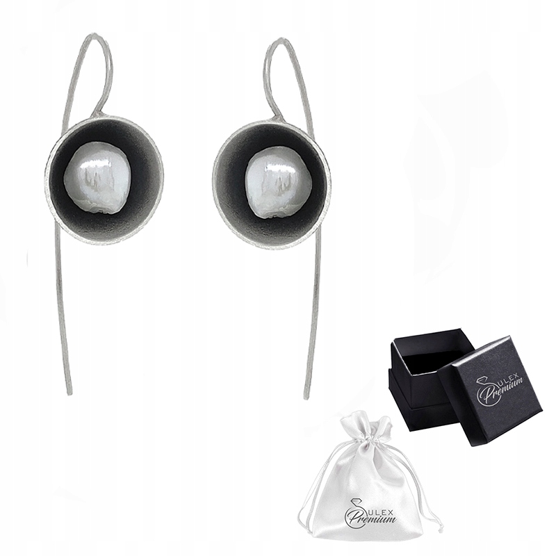 Stříbrné náušnice 925 s Perlou, ruční výroba