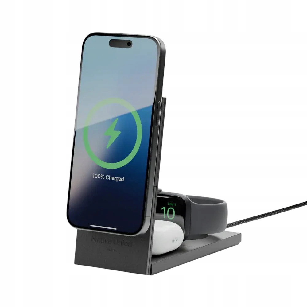 Native Union Ładowarka Bezprzewodowa Rise 3w1 Magnetic Wireless Charger