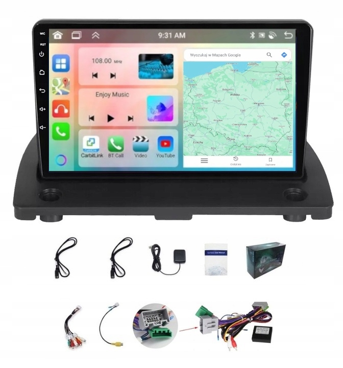 Rádio Navigácia Carplay Volvo XC90 2003-2014 Wifi Android 6GB 128GB