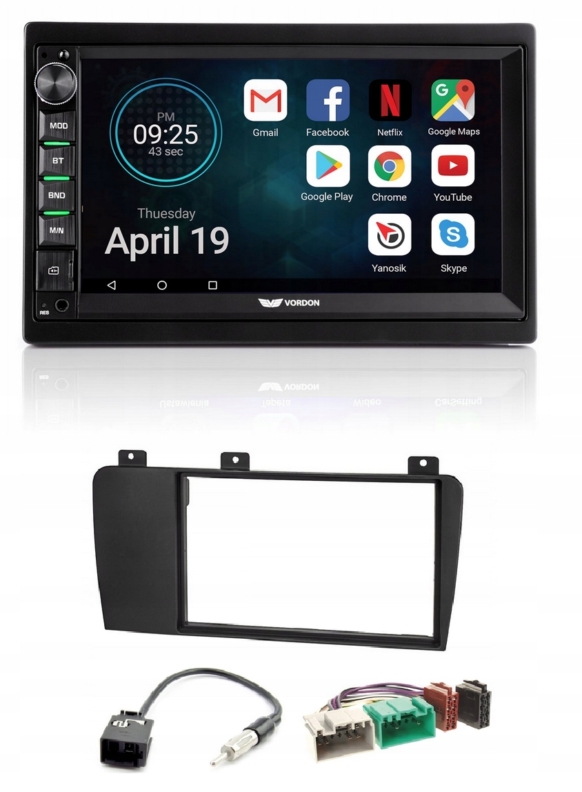 Vordon AC-8290 Rádio Bluetooth CarPlay Volvo S60 V70 XC70 Cúvacia kamera
