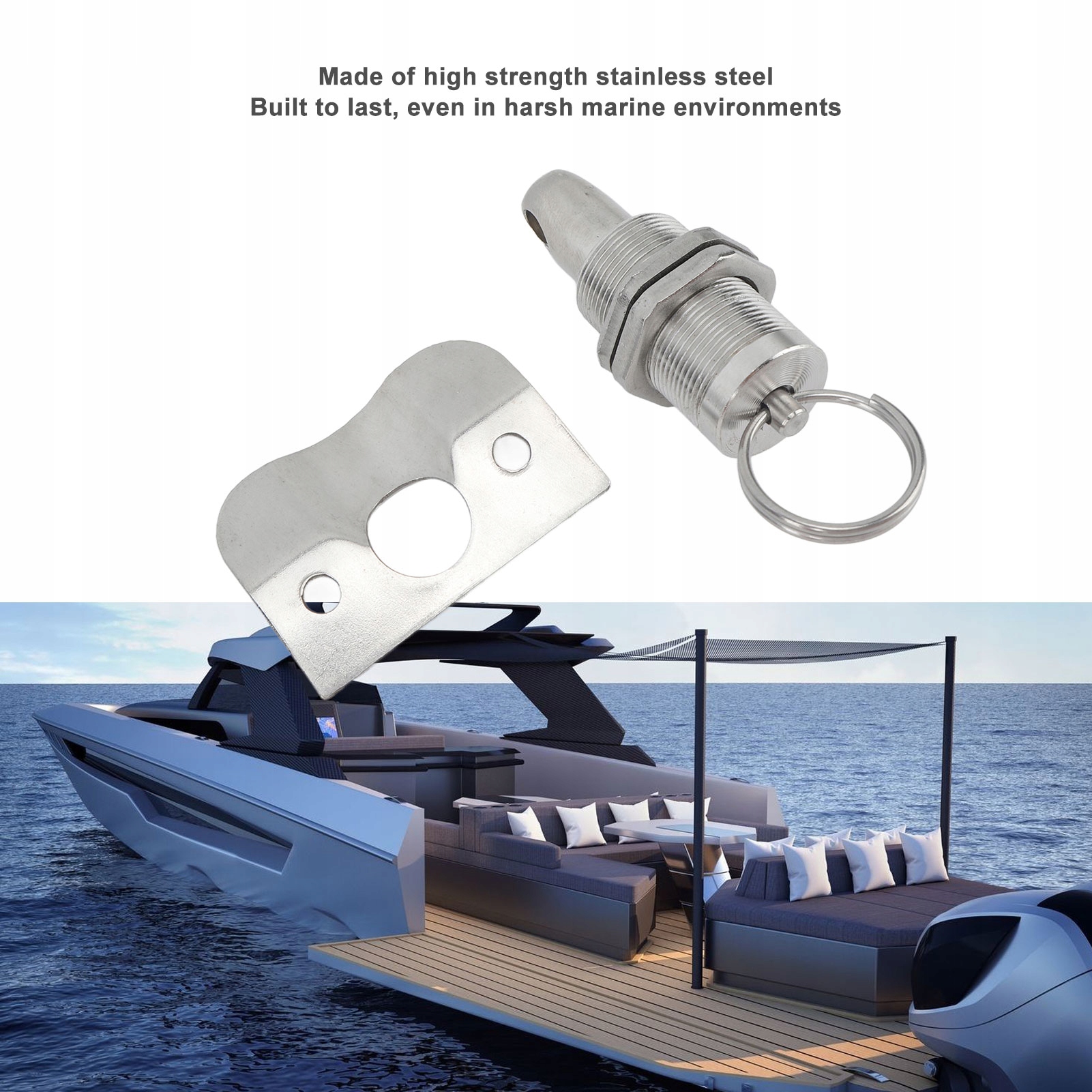 ZAPIĘCIE ZATRZASKOWE ZATRZASK 58.5MM NIERDZEWNA Marka inny