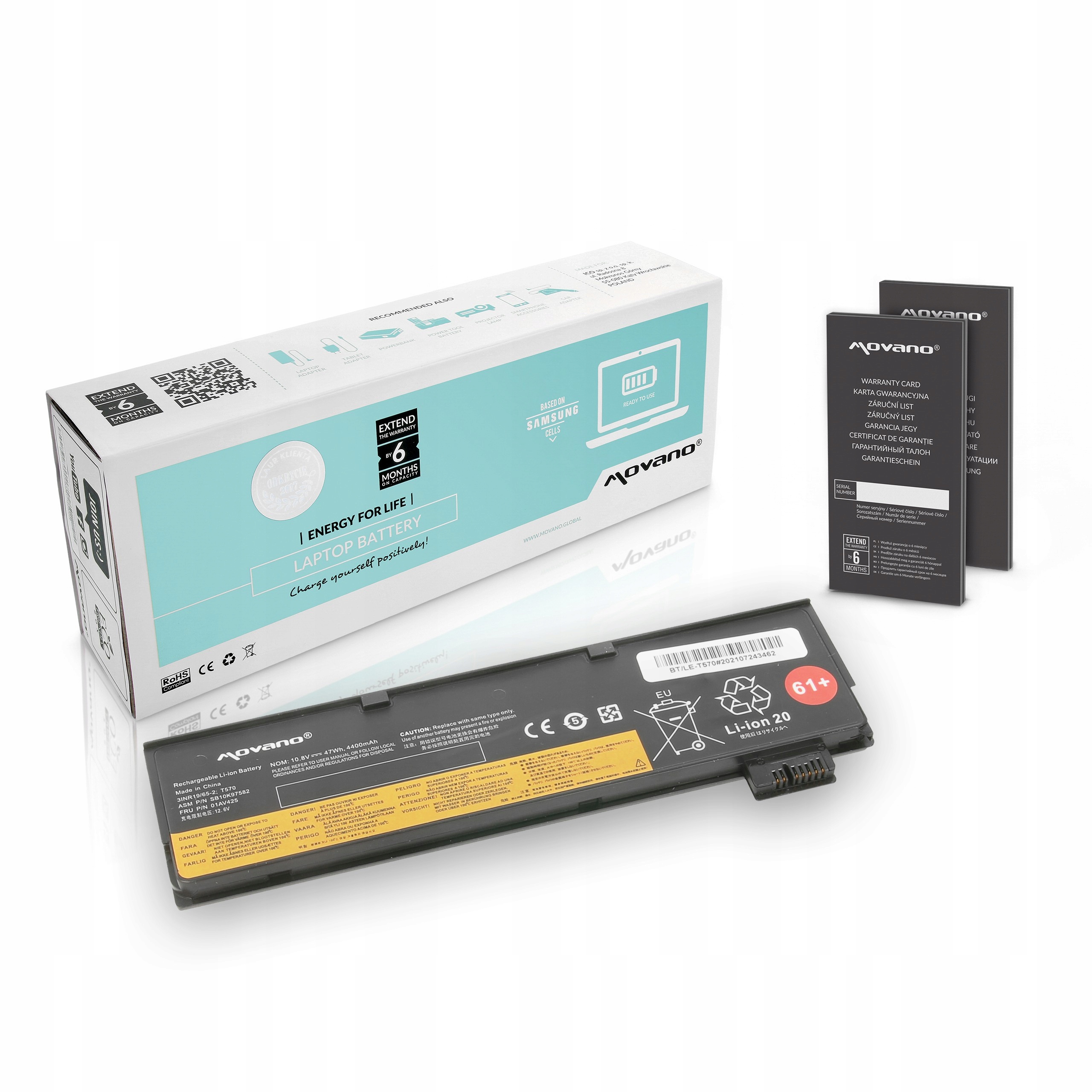 Baterie Movano pro Lenovo ThinkPad T570