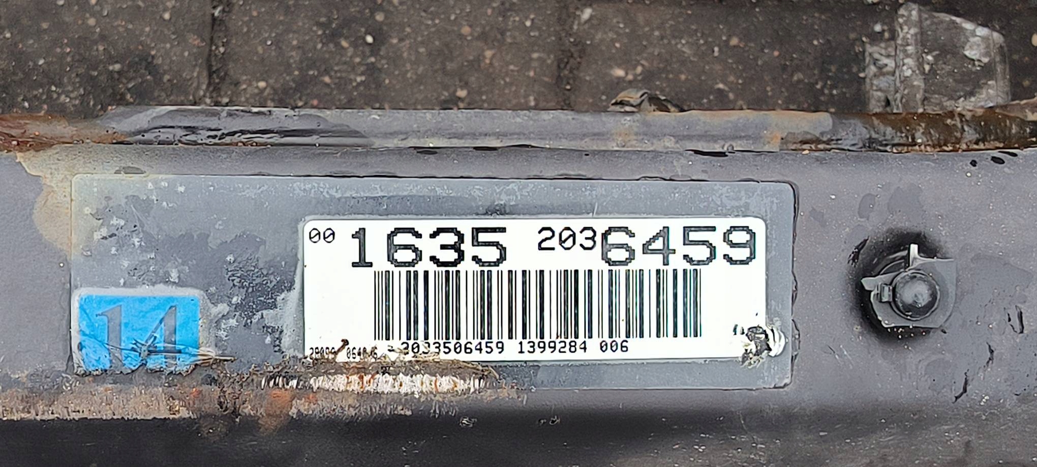 träger / Achsträger heck 0016352036459 MERCDES-BENZ C 160