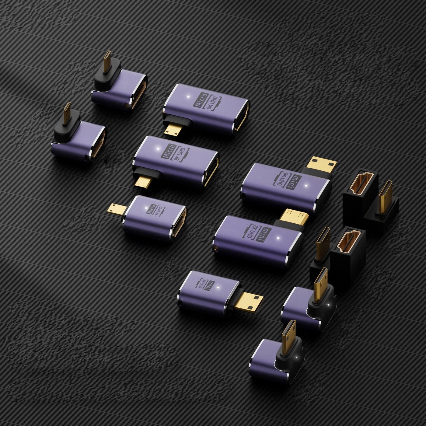 ADAPTER PROSTY KONWERTER PRZEJŚCIÓWKA HDMI do Mini HDMI 48GBPS 8K 60HZ C1 Marka Inna
