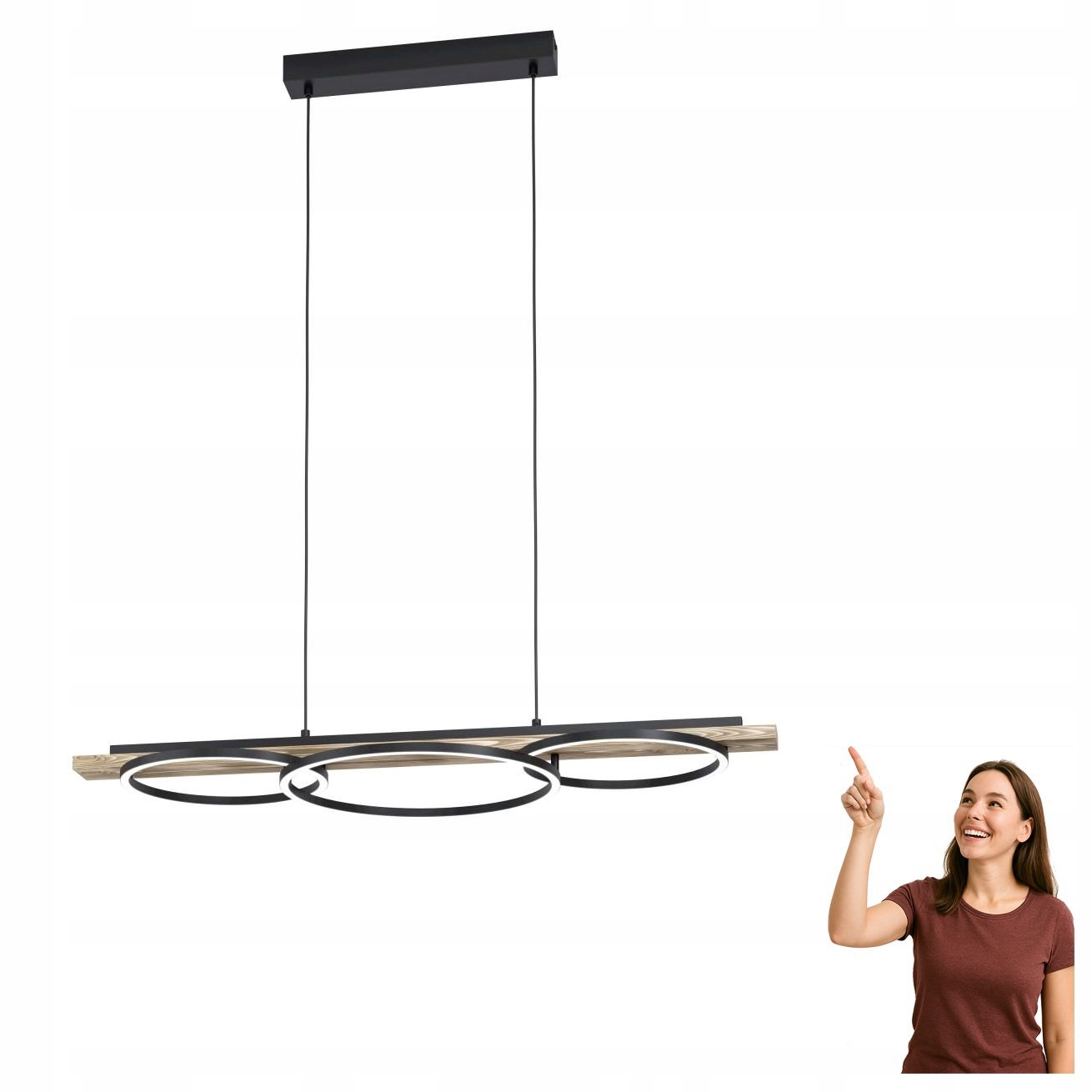 Závěsná Led lampa 2x12,5W Boyal 99624 Eglo