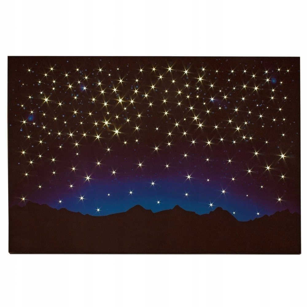 Led pozadie "hory" do Betlehema 60x40cm s dotykovým vypínačom