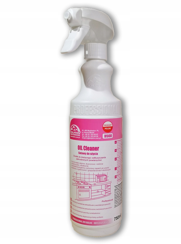 

**odtłuszczacz Spray Dolphin 750ml Oil Cleaner *