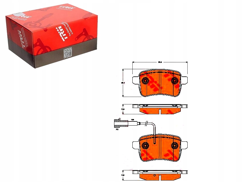 Brzdové Destičky Alfa Zadní Giulietta 10 Trw