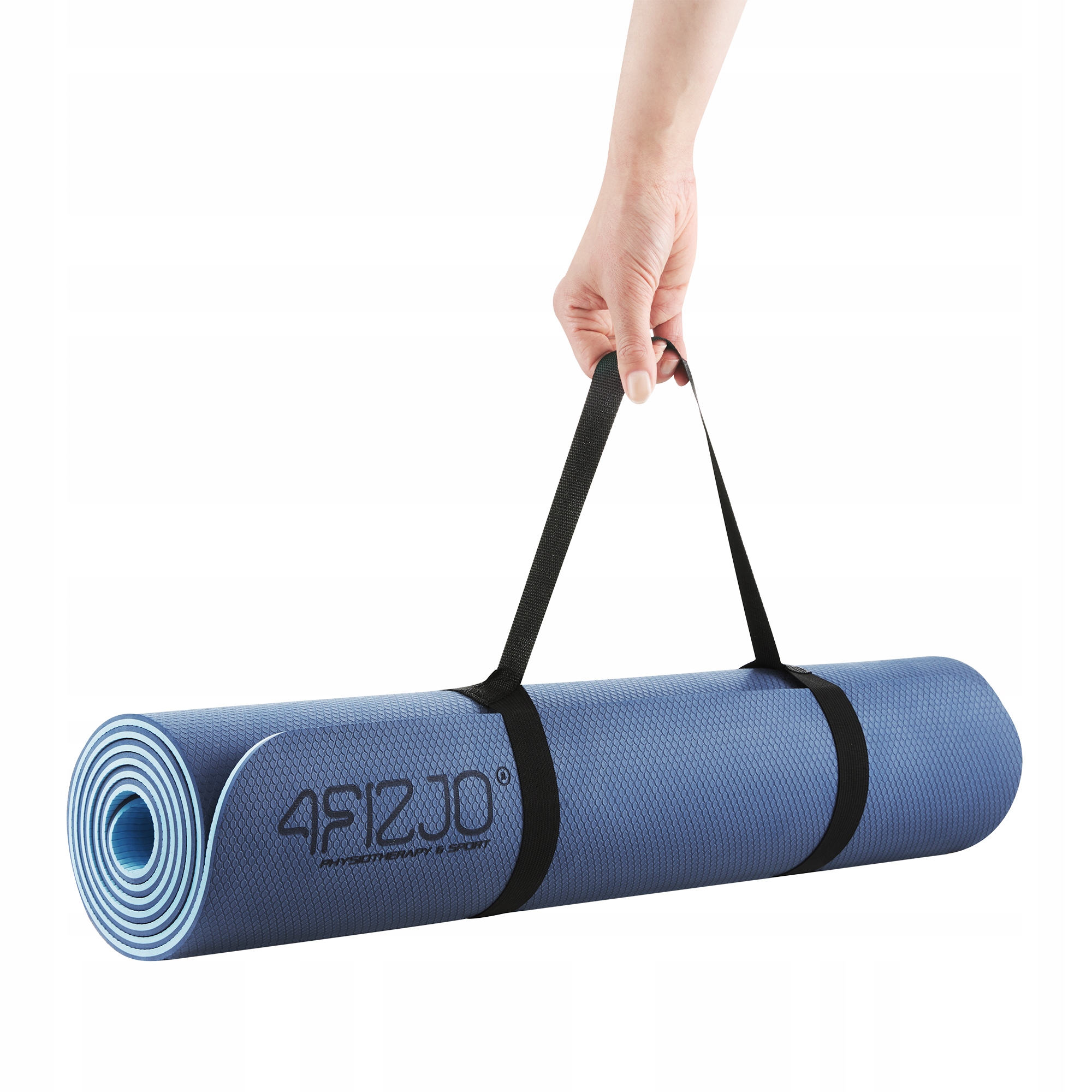 MATA DO ĆWICZEŃ JOGA FITNESS TPE 4FIZJO NIEBIESKA Marka 4FIZJO