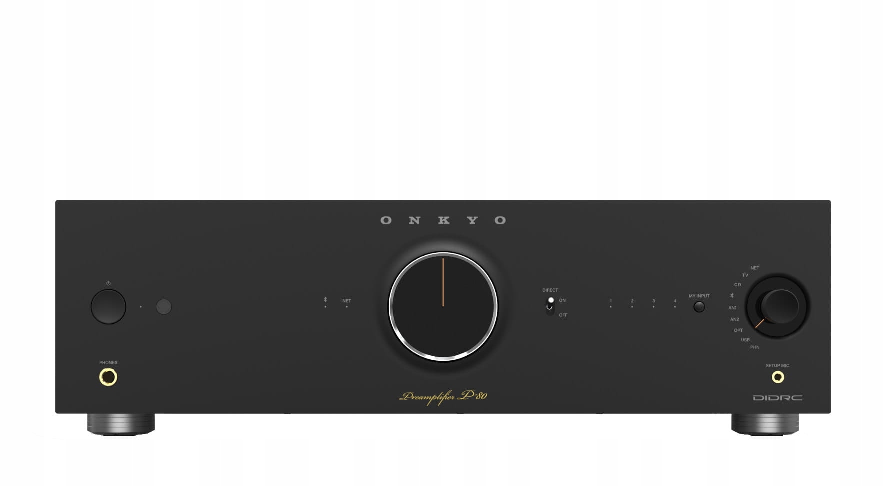 Onkyo Icon P-80 černý předzesilovač se síťovými funkcemi