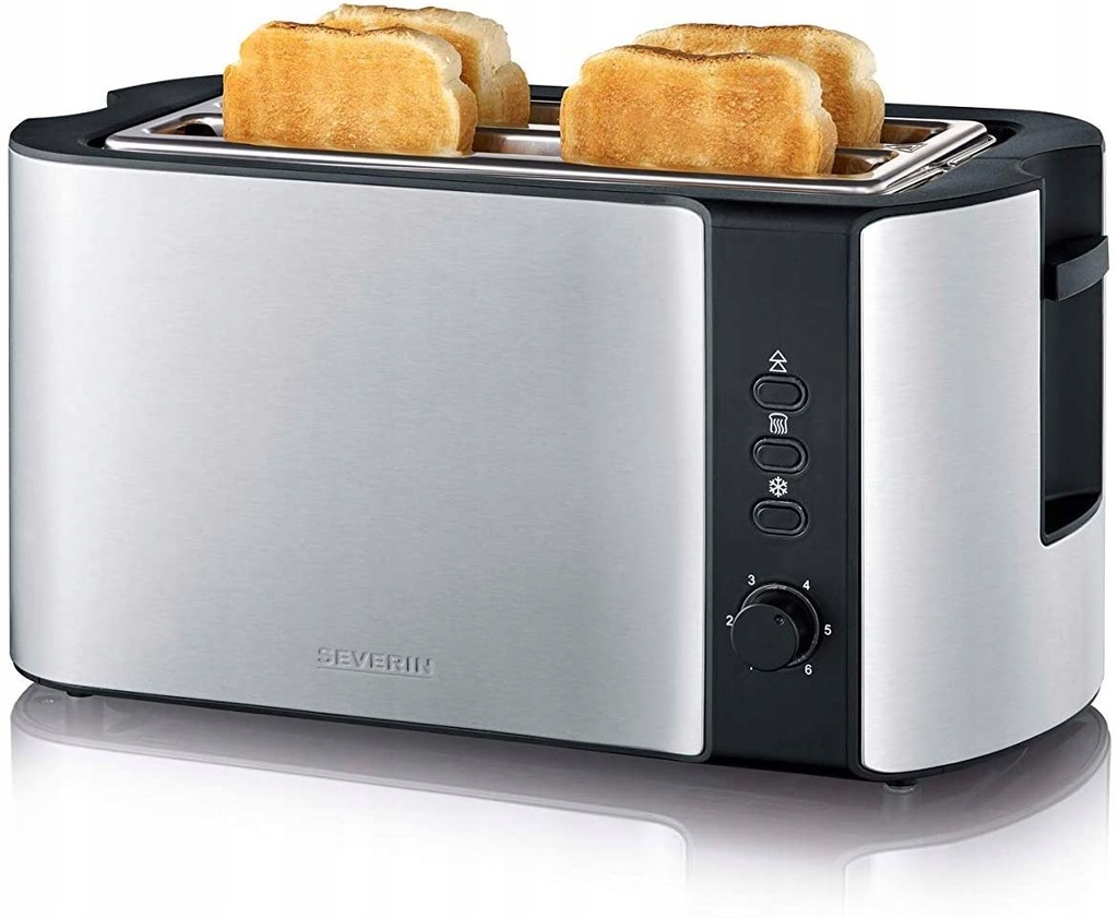 Toster Automatyczny 4 Tosty 1400W Długie Komory Ruszt Severin AT2590