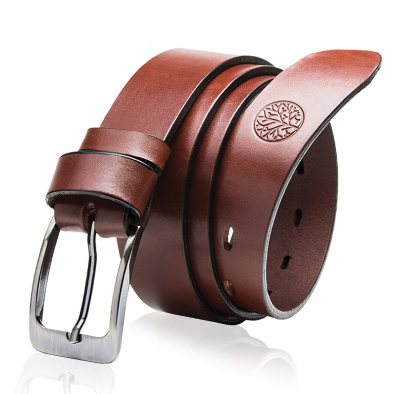 

Pasek skórzany męski brązowy do spodni Betlewski