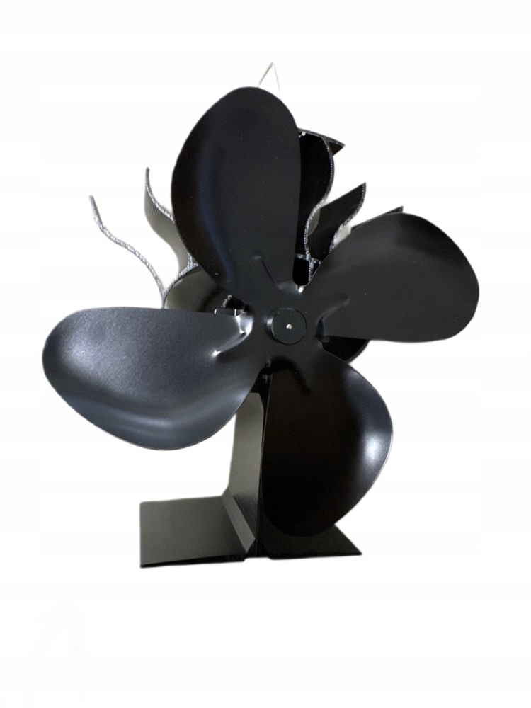 Černý Krbový Ventilátor Na Dřevo Napájený Teplem