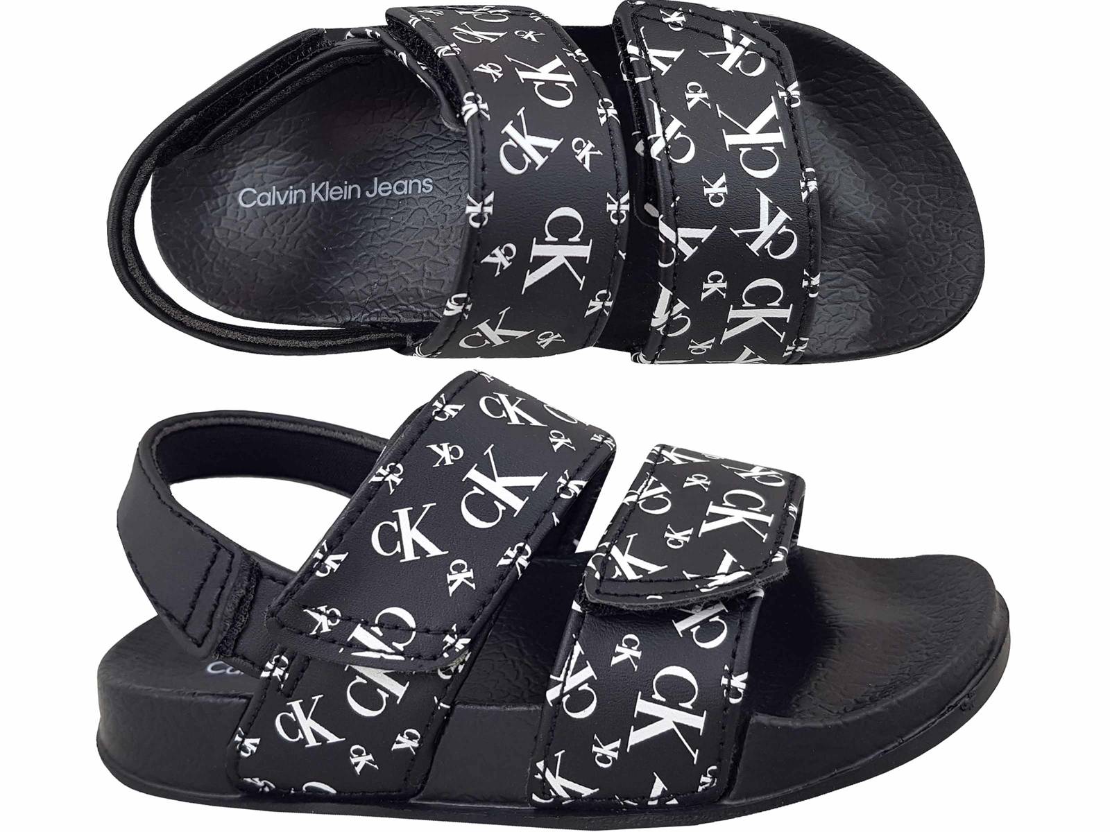 

Calvin Klein Ck Sandały Sandałki Dziecięce Na Rzep