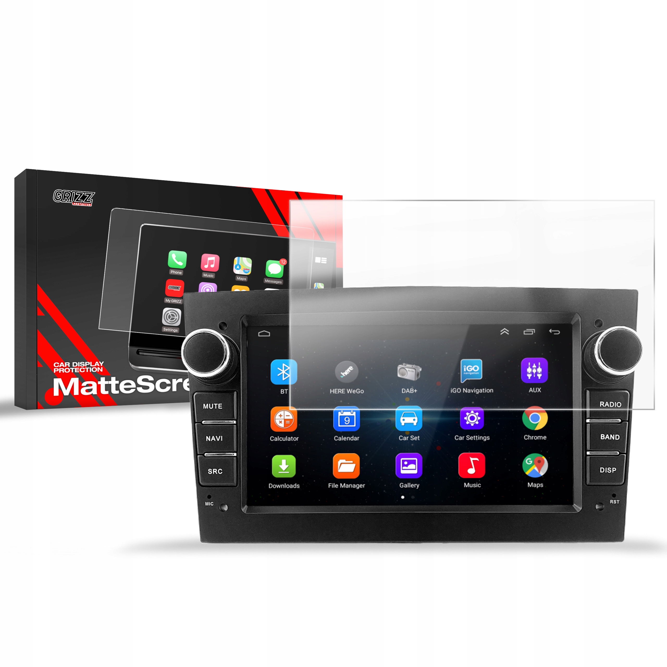 Folia Antyodciskowa do radio samochodowe Android Opel 2DIN 7"