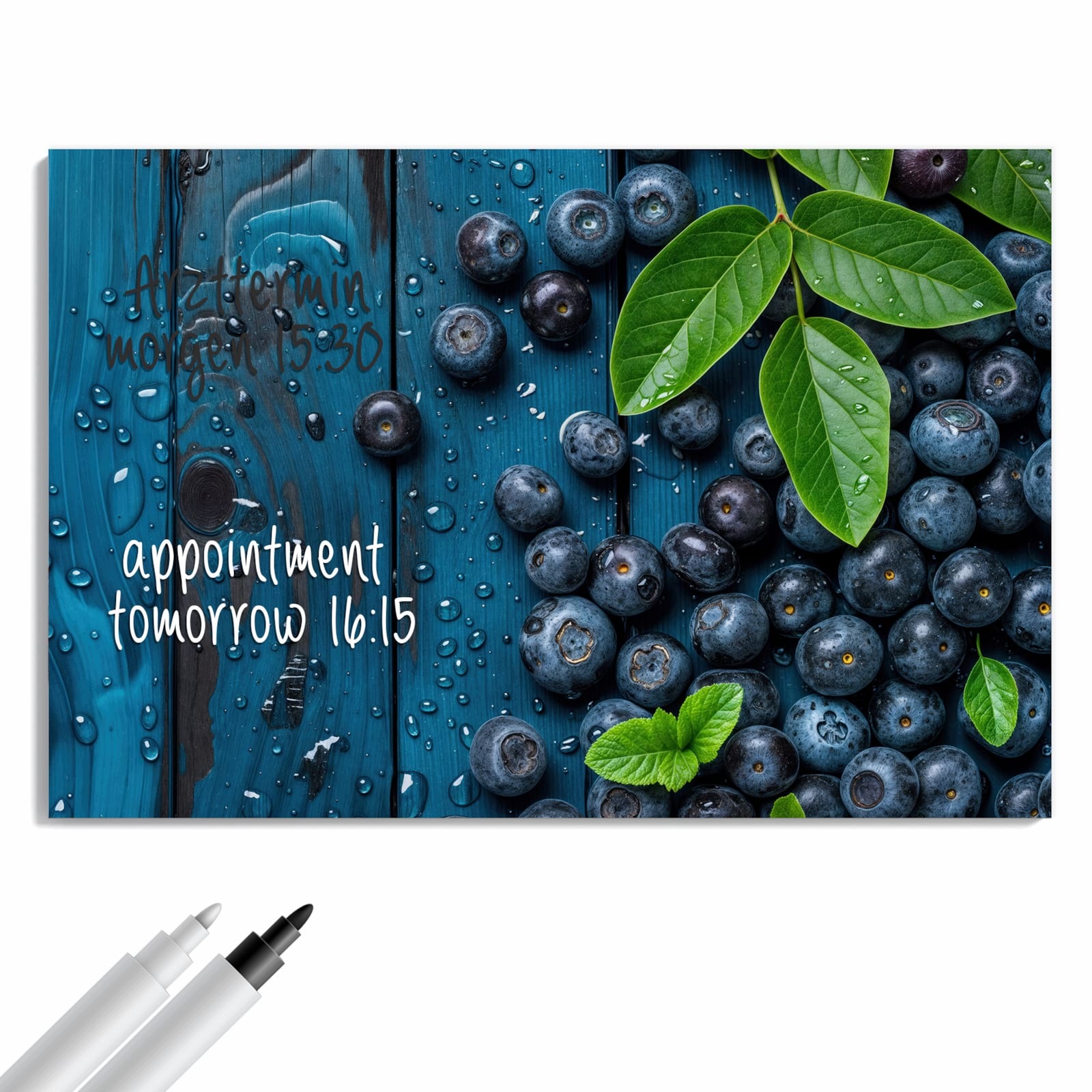 Magnetická tabule Bobule Dřevo 90 × 60 cm