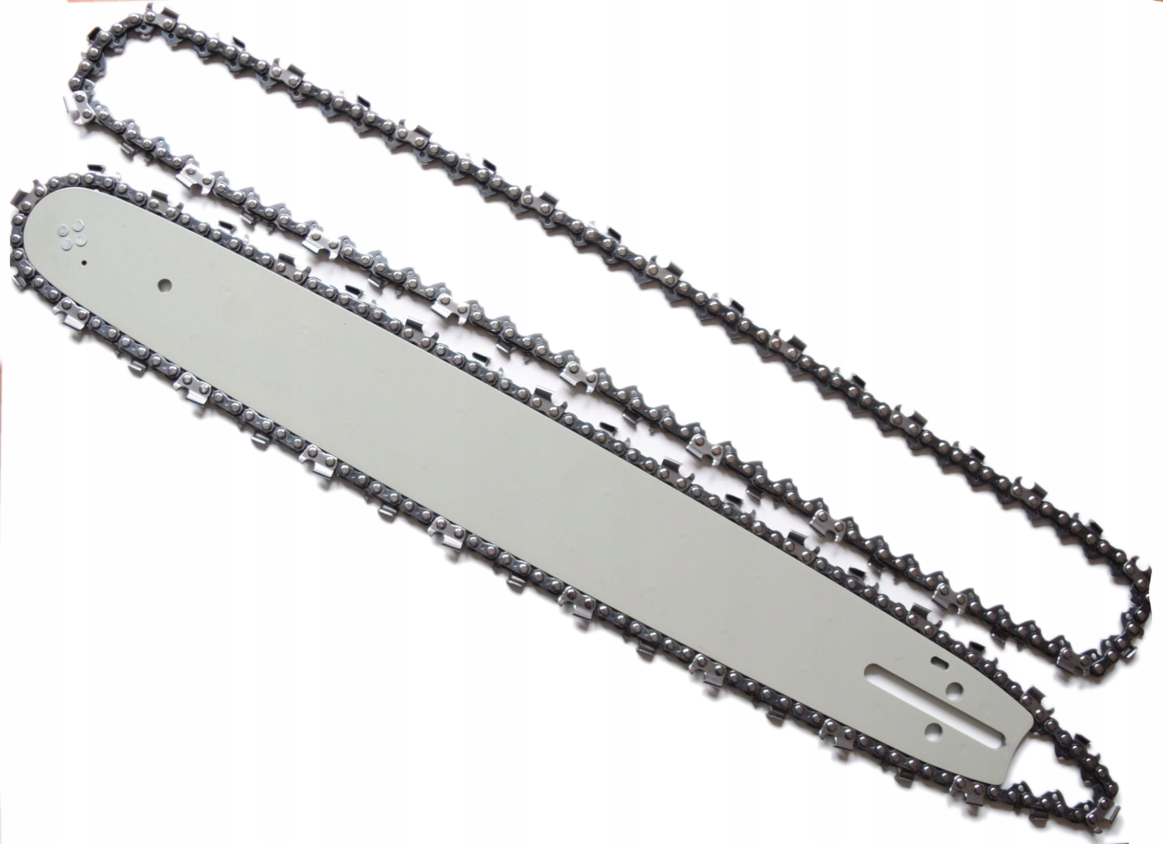 PROWADNICA DO PIŁY SPALINOWEJ 40cm 14" 2 ŁAŃCUCHY 59ZP SKOK 0,325 Marka BazarPL