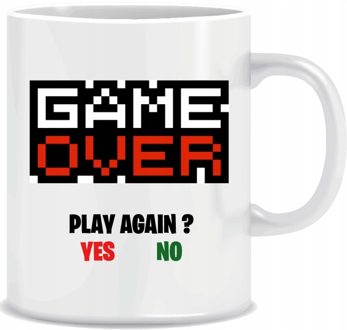 

Kubek Gracza Game Over 330 ml + kartonik