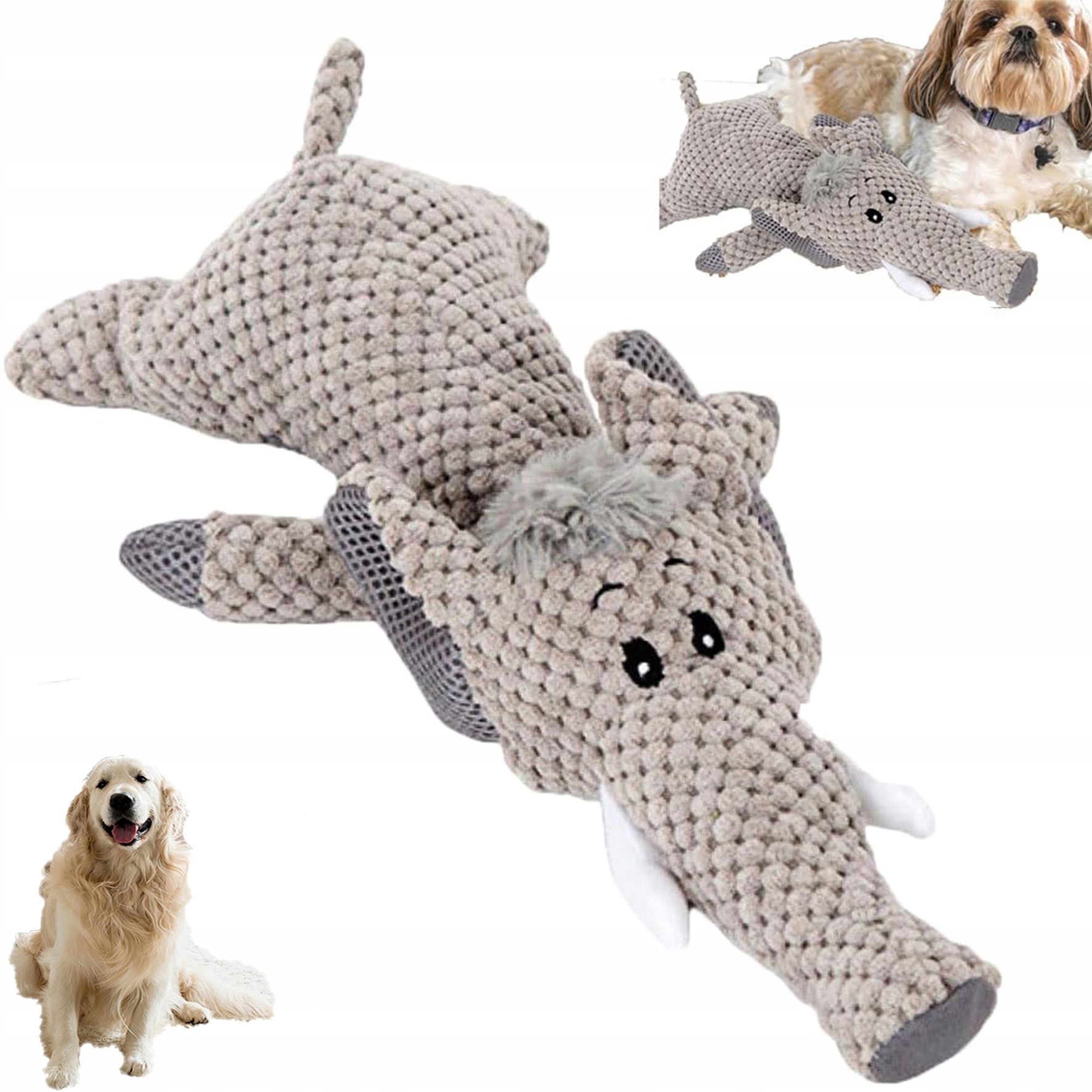 Levně Hračka Pro Psa Slon Odolná, Stabilní, Žvýkací Hračka Ideální Dárek Pro Vašeho Psího Kamaráda