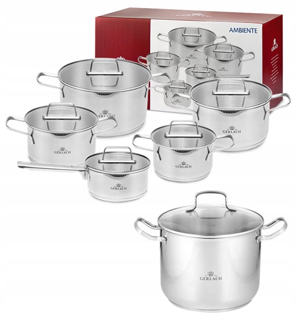 

Gerlach Ambiente Garnki Zestaw 10 El +garnek 10 L