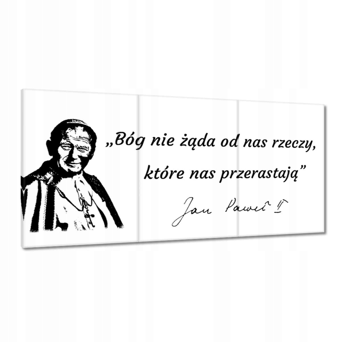 Obrazy 180x90 Pápež Citát