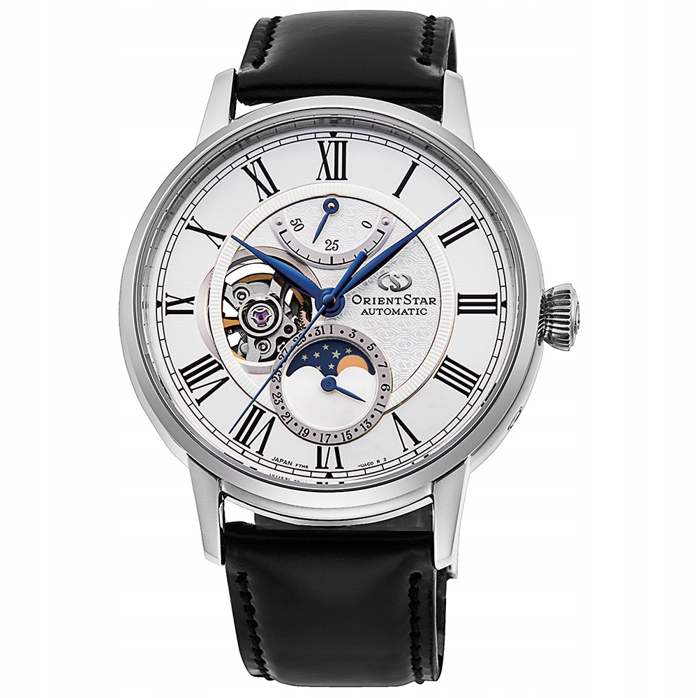 Pánské Hodinky Orient Star RE-AY0106S00B s černým řemínkem