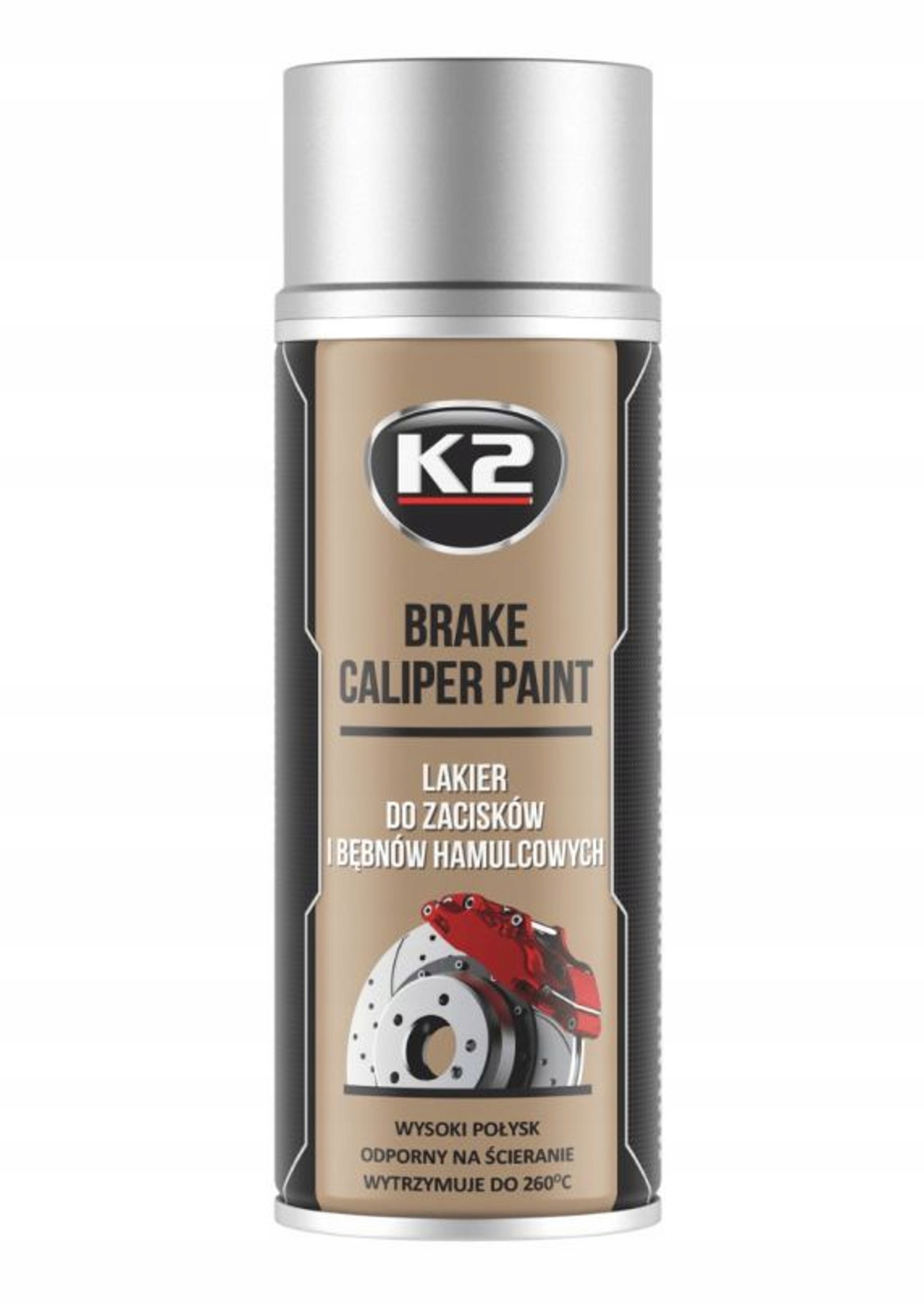 

K2 Brake Caliper Lakier Do Zacisków Srebrny