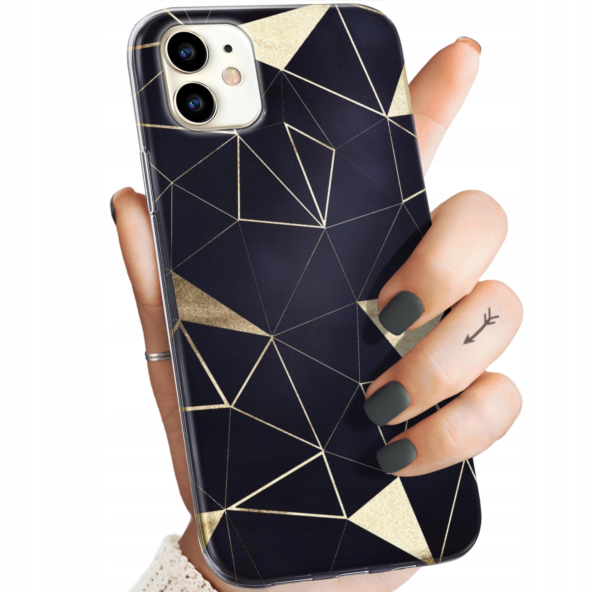 ETUI DO IPHONE 11 WZORY TOP100 DESIGN Z NADRUKIEM ZE WZOREM OBUDOWA +SZKŁO