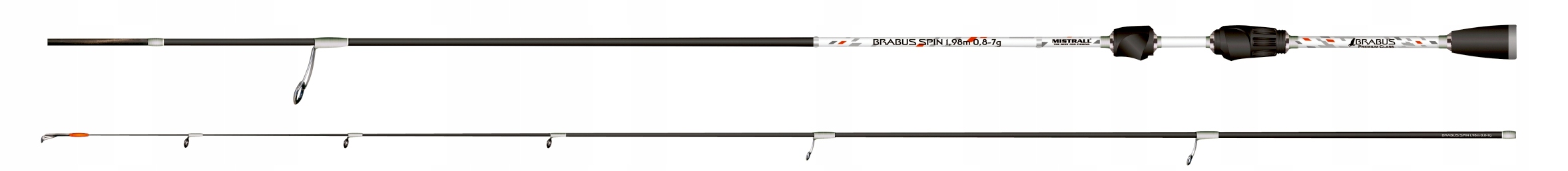 Spinning Mistall Brabus Spin Ul 2,10 m 0,8-7 g Carbon 40T+30T Fuji Japan