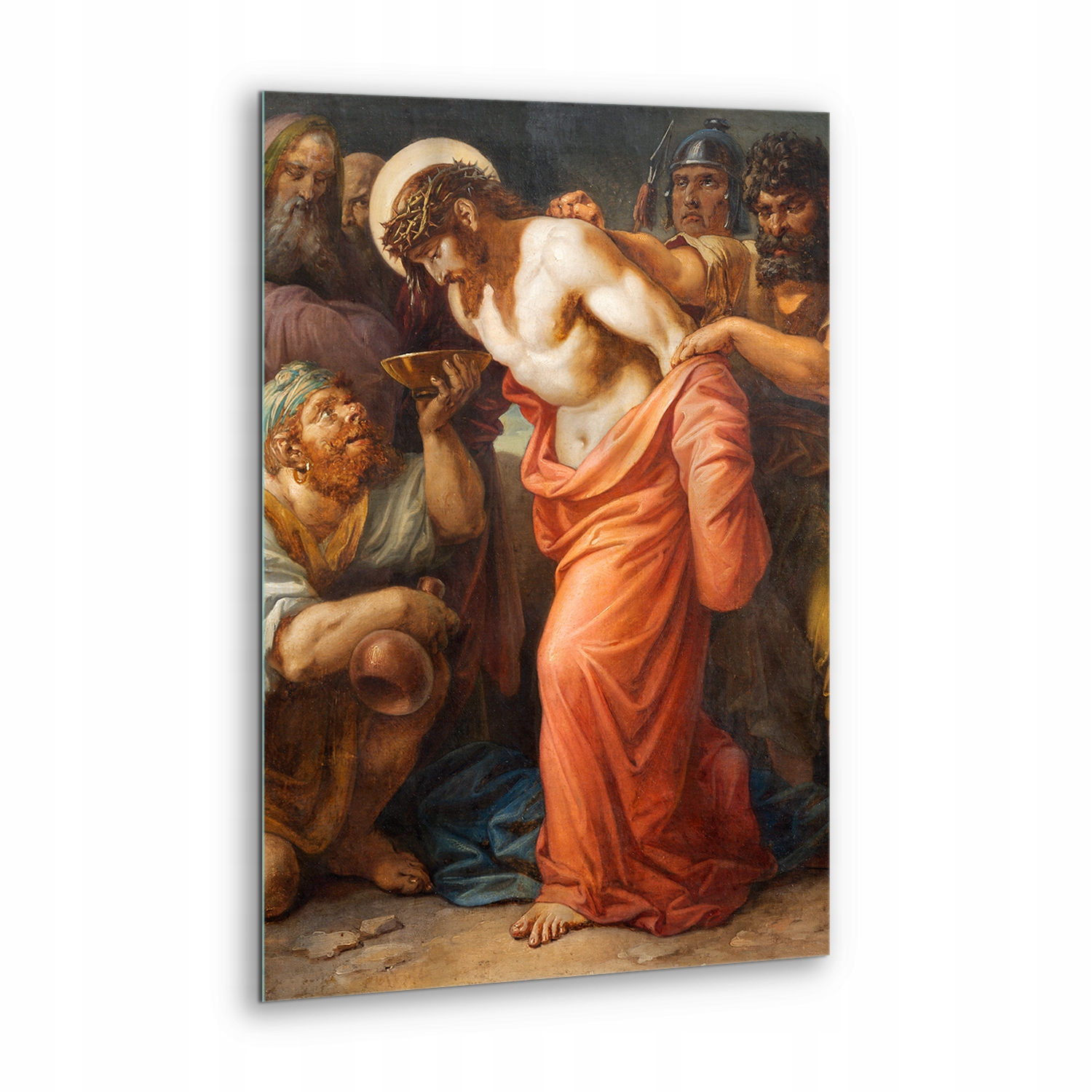 Foto-Obraz na skle Obývací pokoj Ježíš odtržený od rouch