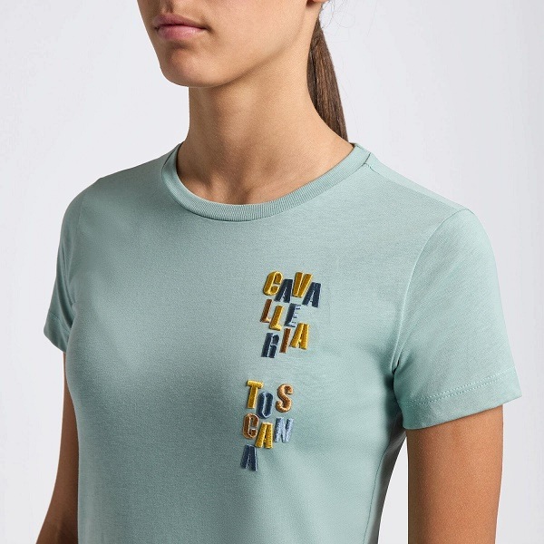 T-shirt młodz. Multicolor l.t.green Cavalleria Toscana