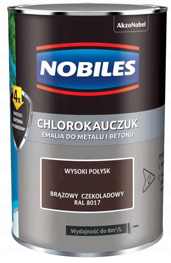 

Farba Nobiles chlorokauczuk, brąz czekoladowy 0.9l