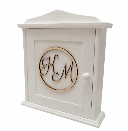 INICJAŁY Szafka na KLUCZE, SKRZYNKA DREWNIANA Kod producenta 4SweetHome