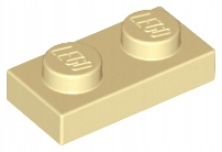 

Lego 3023 Piaskowa 1x2 płytka plate Nowy 2szt