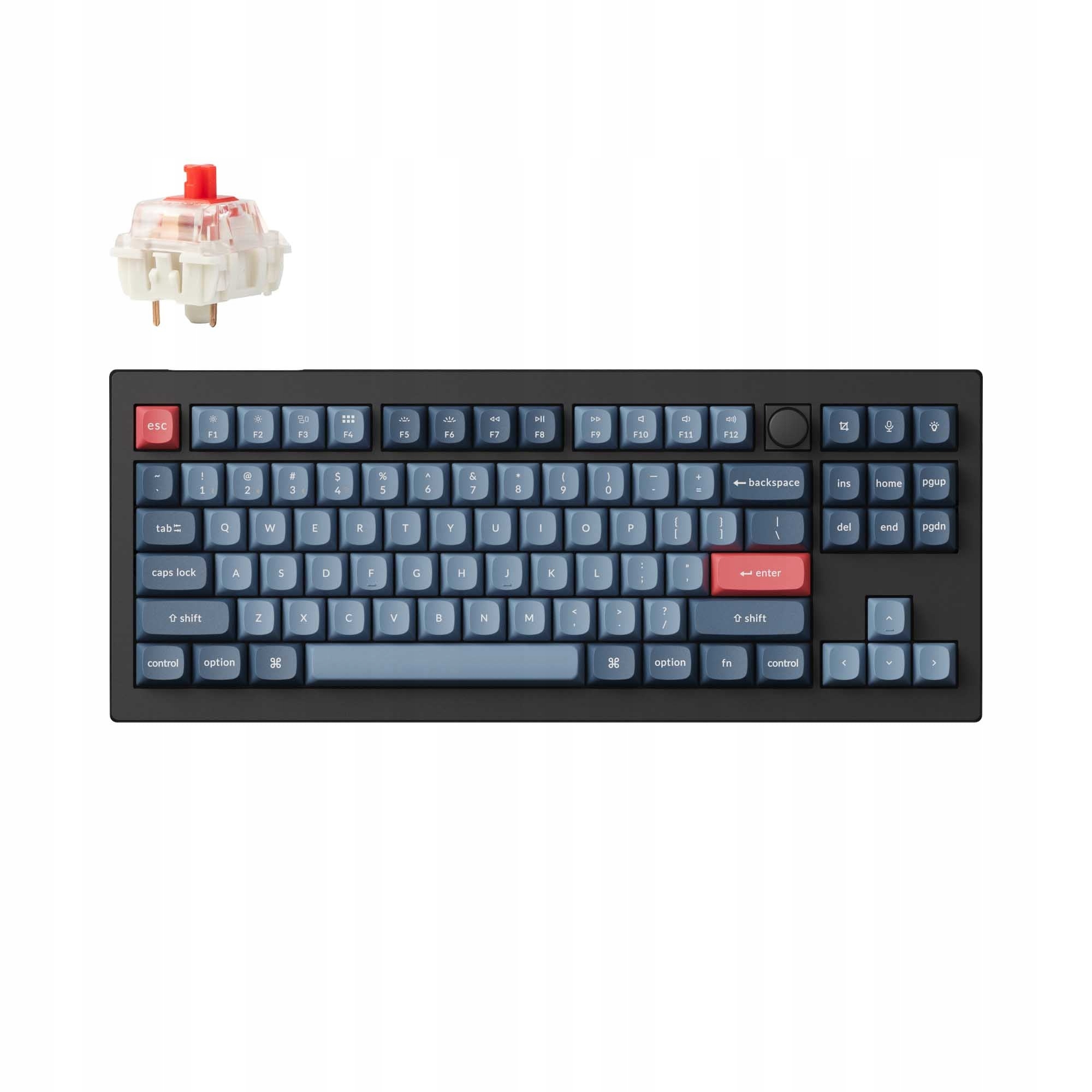 Klávesnica Keychron V3 Max Qmk/via Wireless Custom Jupiter Red Switch