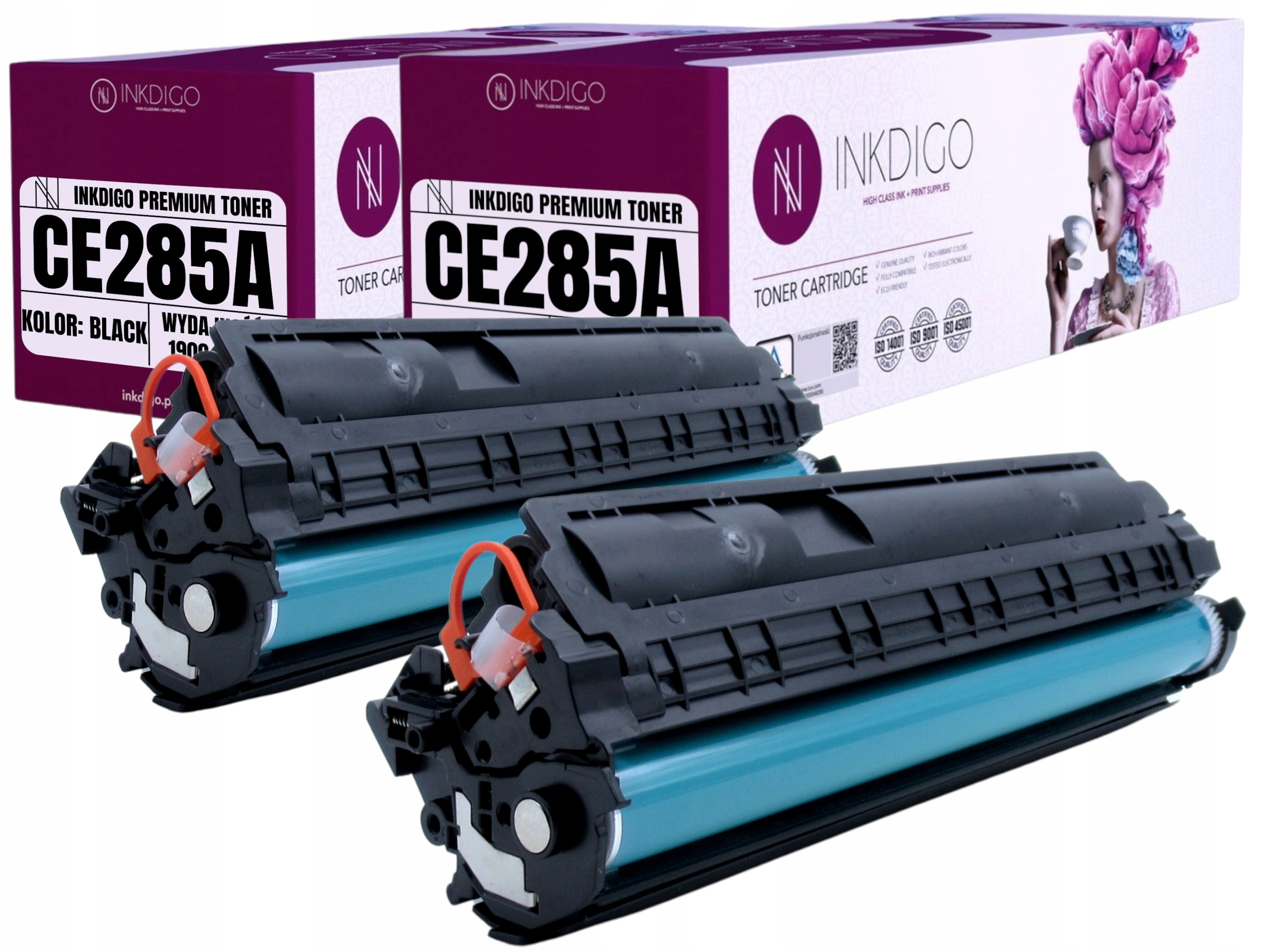 

2x Toner CE285A 85A do drukarki Hp P1100 P1102