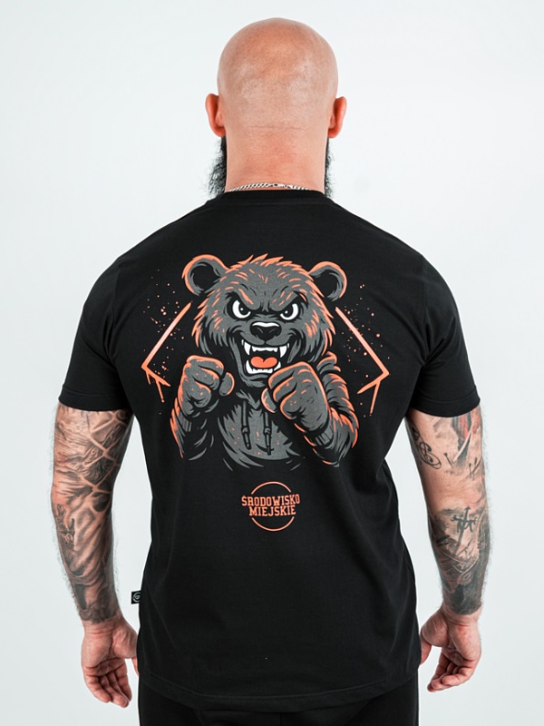 Tričko Środowisko Miejskie „bear Guard“ Black vel. XL