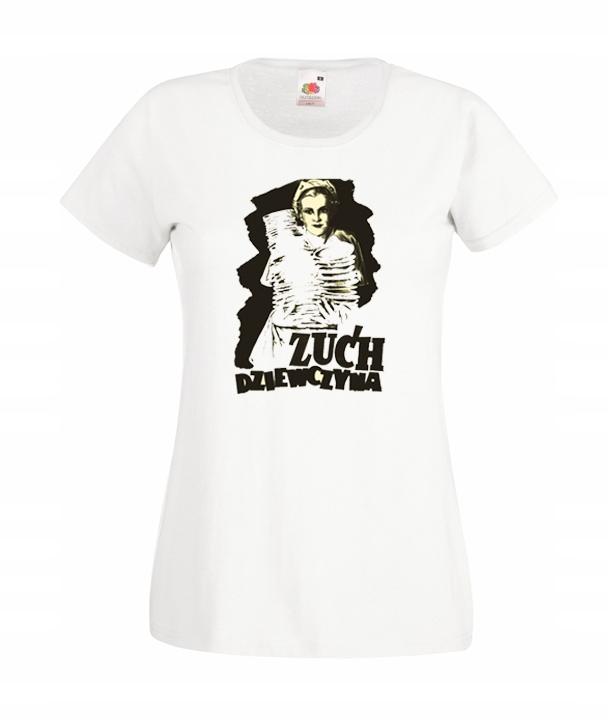 

S Koszulka Damska Zuch Dziewczyna Plakat Kobieta