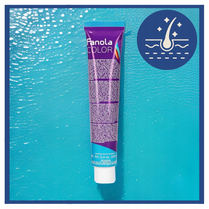 Farba do Włosów FANOLA 10.2F CREMA COLORE Profesjonalna Trwała 100 ML Typ farby