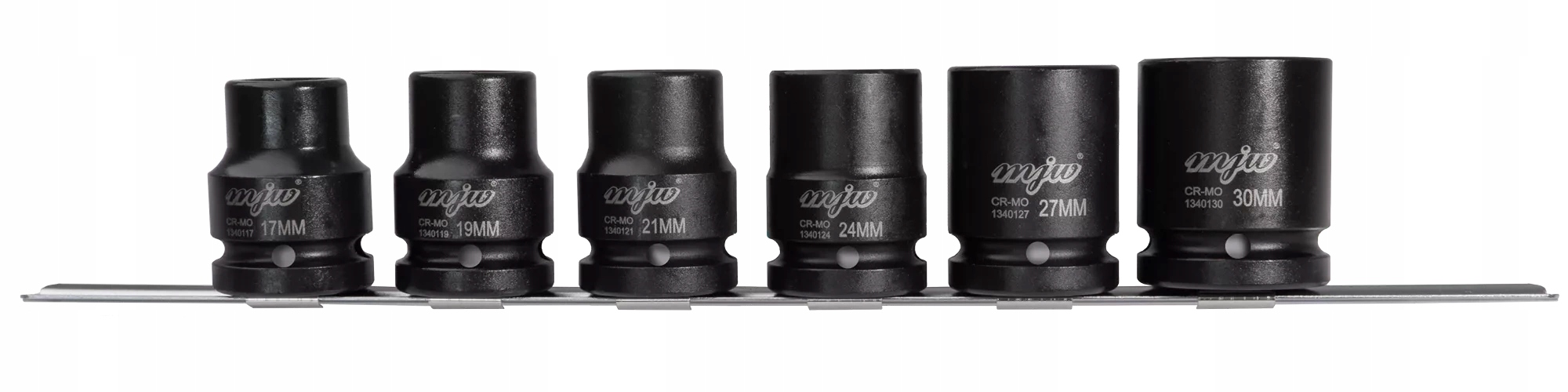 Sada nástrčných klíčů na nárazové nástavce 3/4" na liště Mjw