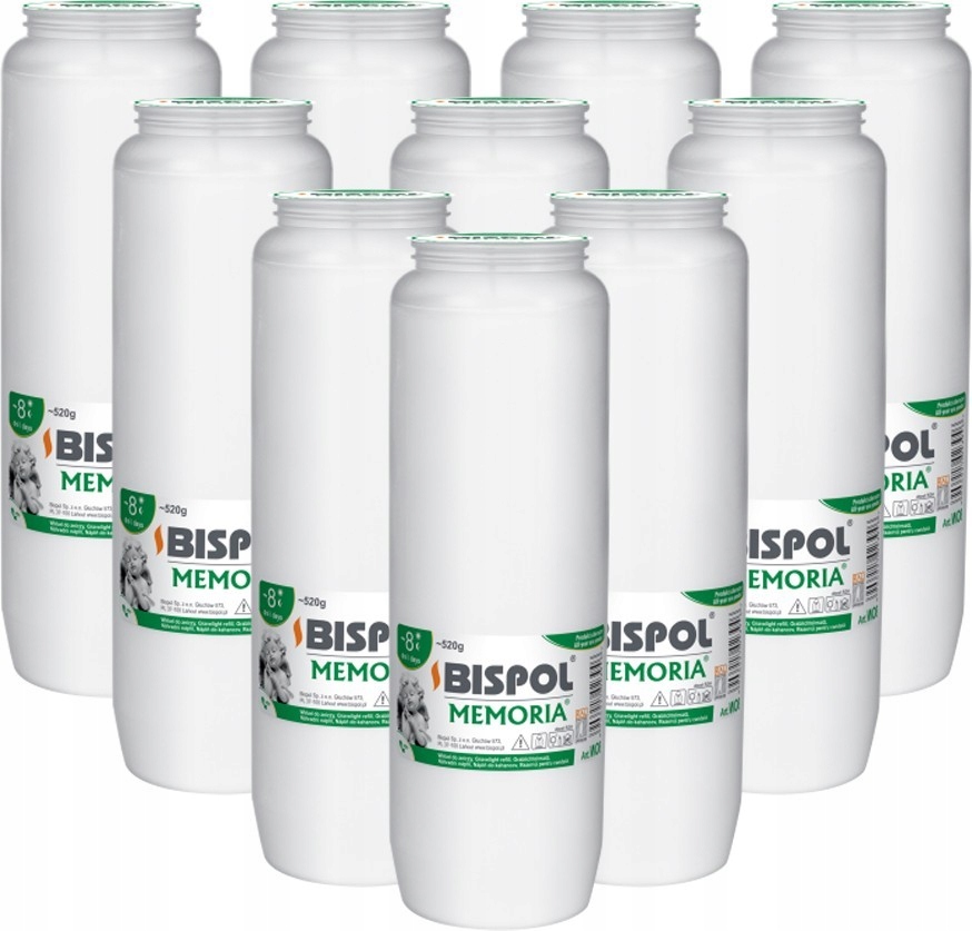 do hřbitovních svíček náplně do svíček Bispol WO8 192H 10 Ks zápalky Dabster 38ks