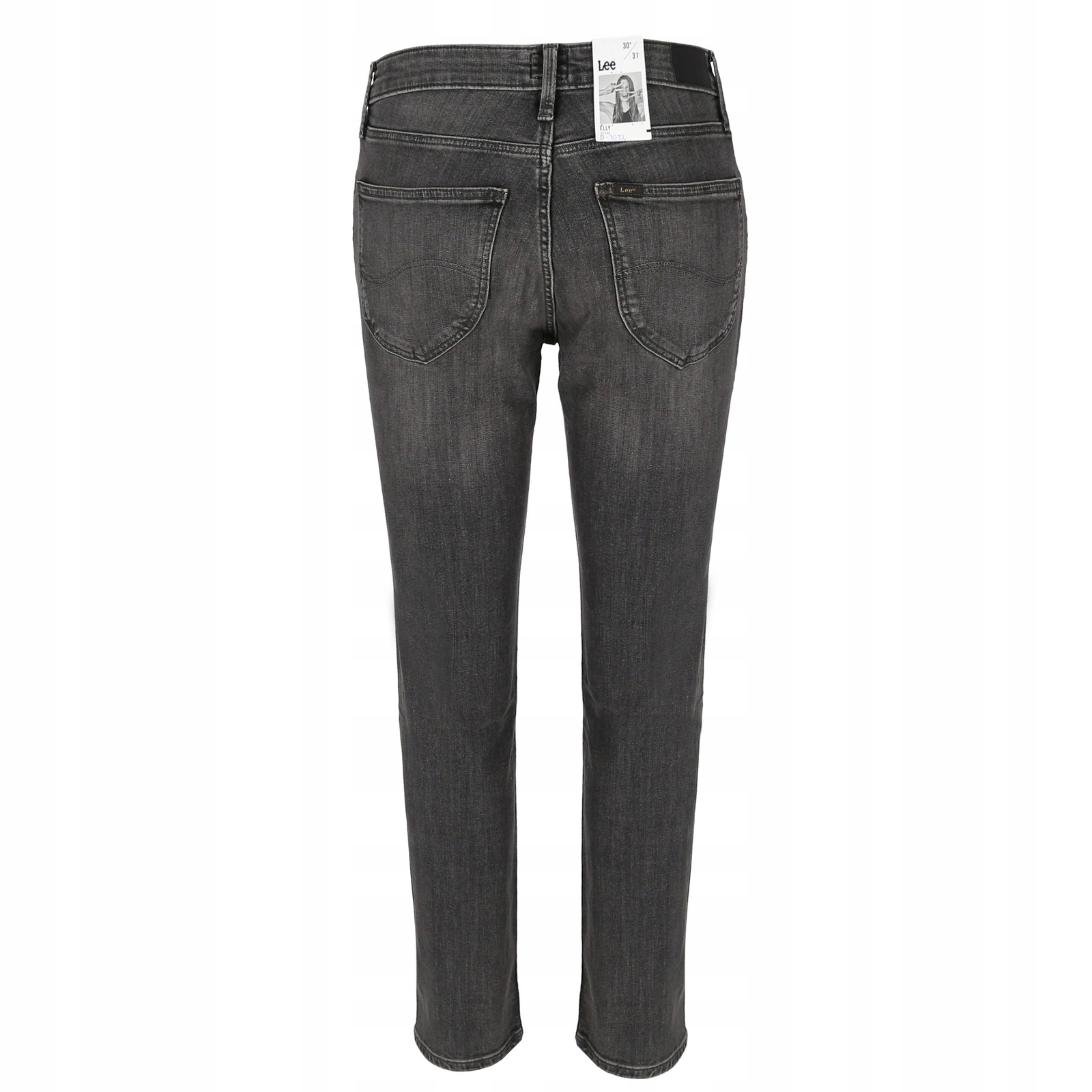 Dámské slim džínové kalhoty Lee Elly Slim Grey Purcell L305DWJO 25/31